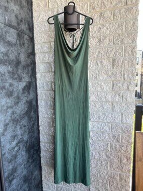 slim fit dress slacks Bustier Ruched Maxi Dress in Nude – Heather Clothing